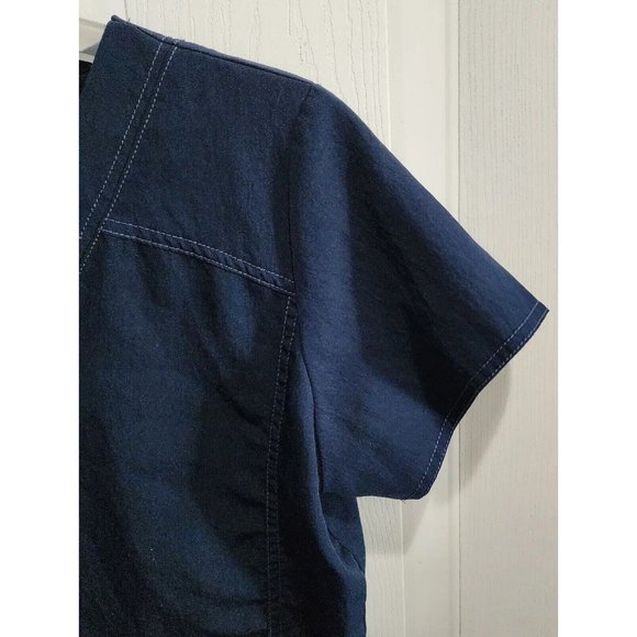 WonderWink Womens Scrub Set 4 STRETCH V-neck Top & Cargo Pant 6214 (S)/5214 (PS) - Picture 4 of 16